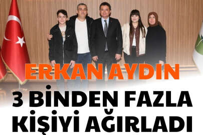 Osmangazi Belediye Başkanı Erkan Aydın 3 günde 3 bin kişiyi ağırladı
