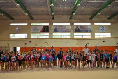 Yıldırım Belediyesin'de 23 Nisan özel cimnastik müsabakası