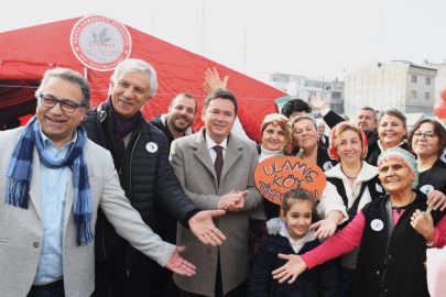 Osmangazi’de sanat ve kütüphane çadıra taşındı