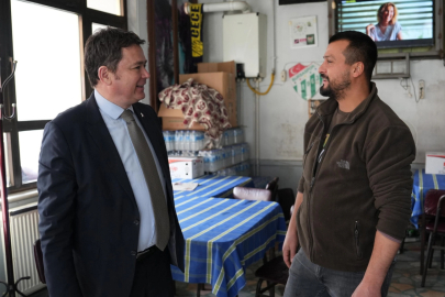 Osmangazi'de Başkan Aydın Atıcılar'da esnafla buluştu