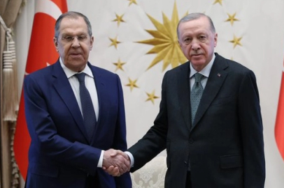 Cumhurbaşkanı Erdoğan, Rusya Dışişleri Bakanı Lavrov'u kabul etti