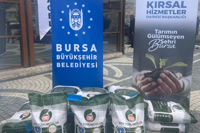 Bursa Büyükşehir'den çiftçiye tohum desteği