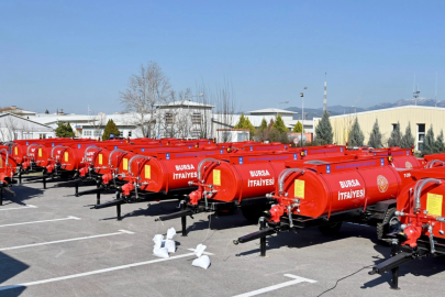 Bursa Büyükşehir'den kırsal mahallelere yangın tankeri