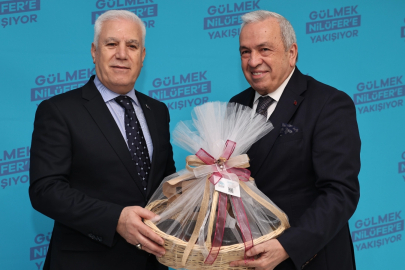 Başkan Bozbey’den Başkan Şadi Özdemir’e ziyaret