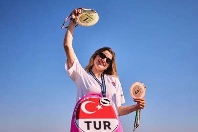Genç sporcu Derin Deniz'den Avrupa şampiyonluğu