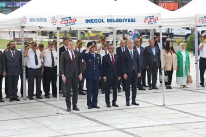 İnegöl’ün 103 yıllık kurtuluş dirilişi anma töreniyle kutlandı