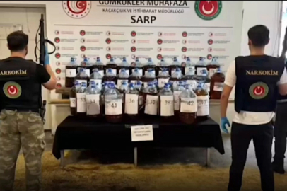 Sarp ve Gürbulak’ta dev uyuşturucu operasyonu!