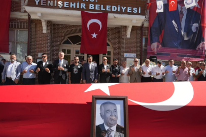 Yenişehir eski belediye başkanı Mehmet Kaya’ya veda