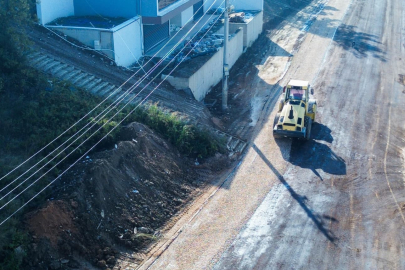 Gemlik Belediyesi'nden Kurşunlu'da Yol Çalışması