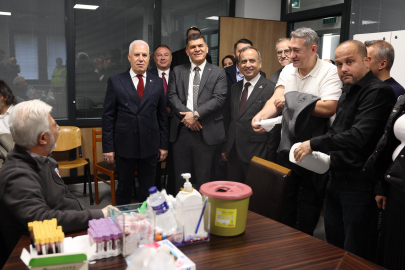 Büyükşehir personeline sağlık taraması