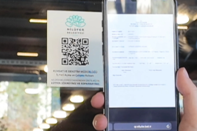 Nilüfer’de QR kod ile ruhsat dönemi başladı