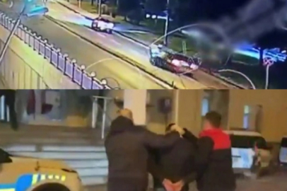 Polislerin üzerine araç sürdü, tutuklandı