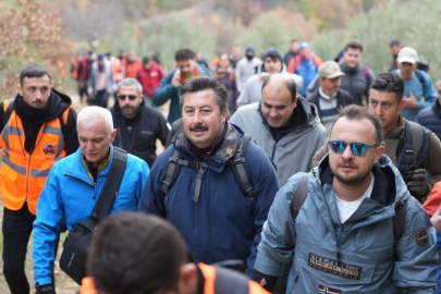 Yenişehir’de doğa yürüyüşüne büyük ilgi