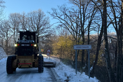 Osmangazi Belediyesi’nden Yol Genişletme ve Tuzlama Çalışması