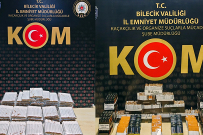 Kaçak tütüne darbe: 7 bin 960 dolu makaron ele geçirildi