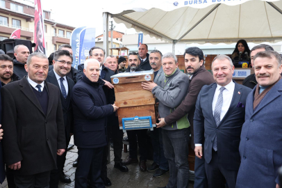 Büyükşehir'den dağ yöresine arı kovanı desteği