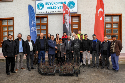 Büyükşehir’de üreticiye fidan ve tohum desteği