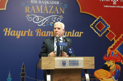 Bursa'da gönüller Büyükşehir’in iftar sofrasında buluştu