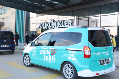 Başkan Şadi Özdemir “Anne Taksi”nin direksiyonuna geçti