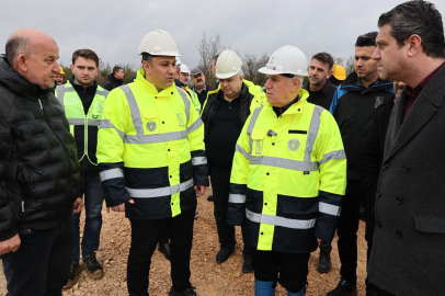 Büyükşehirden Akçalar’a yeni su deposu