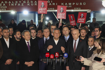 Özgür Özel’den Sincan Cezaevi’nde Tanju Özcan’a ziyaret