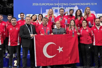 Türk Milli Tabanca Atış Takımı Avrupa'dan 3 madalya ile döndü