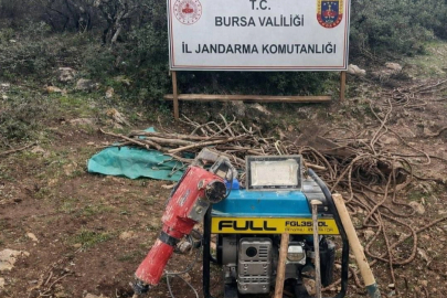 İznik’te kaçak kazıya suçüstü