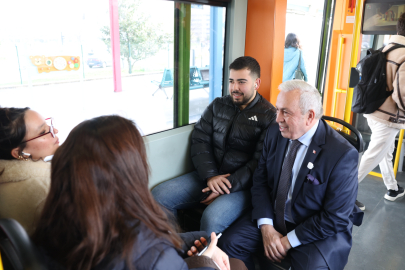 Başkan Şadi Özdemir’den mesai öncesi metro sürprizi