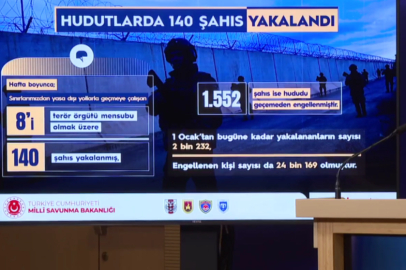 Son bir haftada 140 kaçak geçiş girişimi engellendi... Hudut güvenliği kesintisiz sürüyor