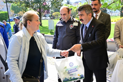 Yıldırım Belediyesi'nden vatandaşa 80 bin fide desteği