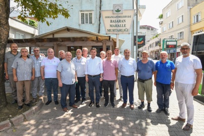 Başkan Erkan Aydın Başaran Mahallesi'nde Vatandaşlarla Buluştu