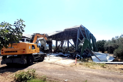 Osmangazi’de Zeytinliğe Yapılan Kaçak Depoya İzin Yok